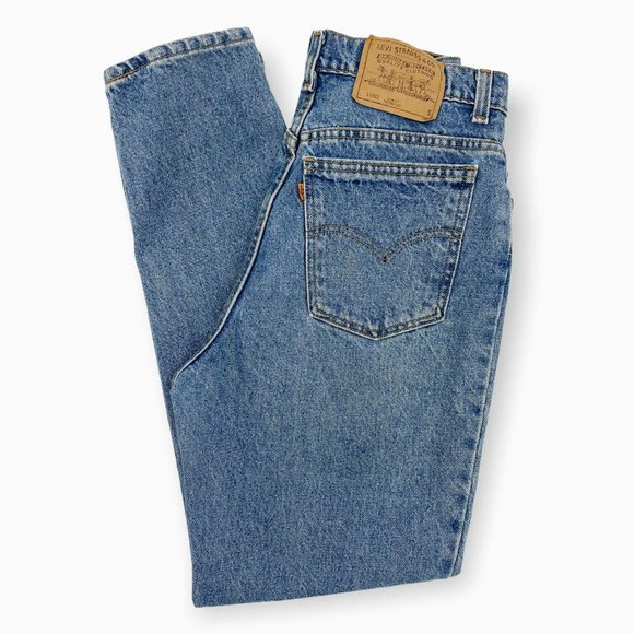 Levi's Denim - Vintage Orange Tab High Rise Tapered Mom Jeans